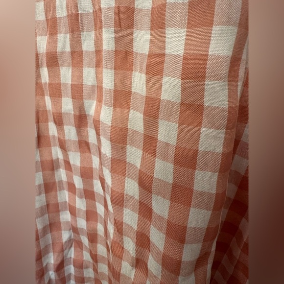 QED London frill wrap cami mini dress in pink gingham print NWT - Picture 4 of 8